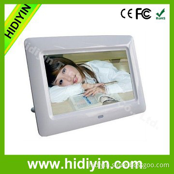 high quality 8 inch tempered glass digital picture frame